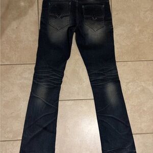 Affliction Women's Boot Cut Jeans - Dark Blue